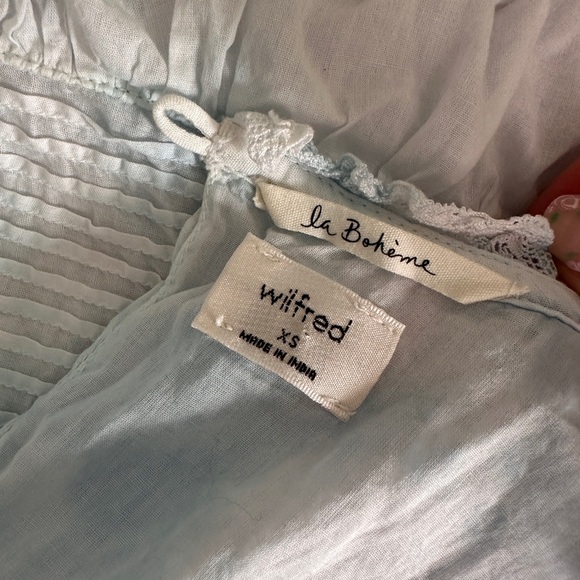 Amazing Wilfred blue La bohème dress with peek a boo back detail - Picture 2 of 9